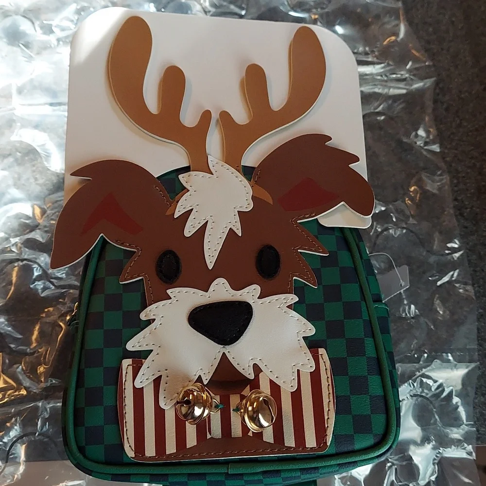 Reindeer Dog Mini Backpack 7.7